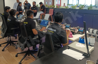 Office Engagement Activity with AI Live Printing