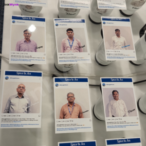 Office Engagement Activity with AI Live Printing