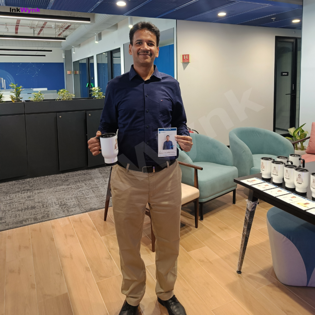 Office Engagement Activity with AI Live Printing