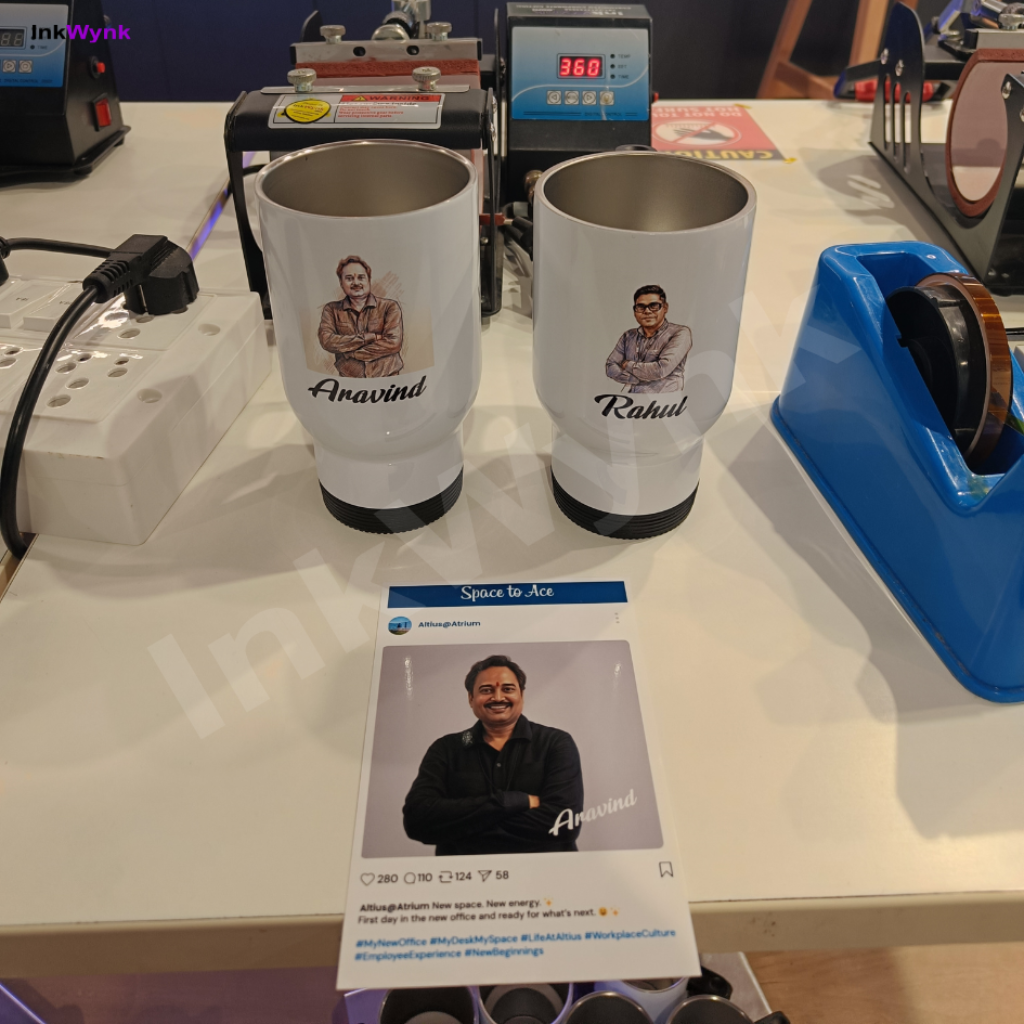Office Engagement Activity with AI Live Printing