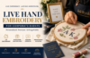 Live Hand Embroidery for Corporate Events