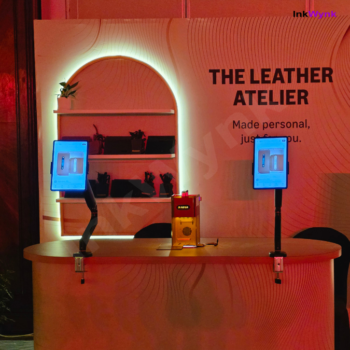 Live Laser Printing at Amazon Founders Club Event in Mumbai