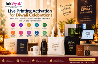 Live Printing Activation for Diwali Corporate Celebrations
